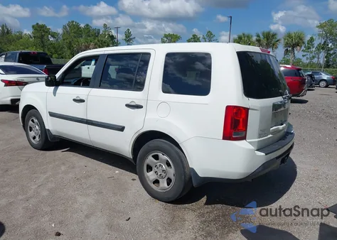 2014 Honda Pilot Lx from USA, damaged, VIN 5FNYF3H24EB001105